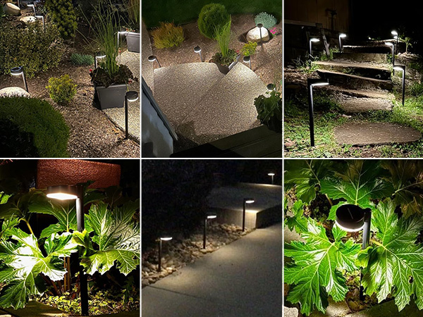solar pathway lights outdoor waterproof