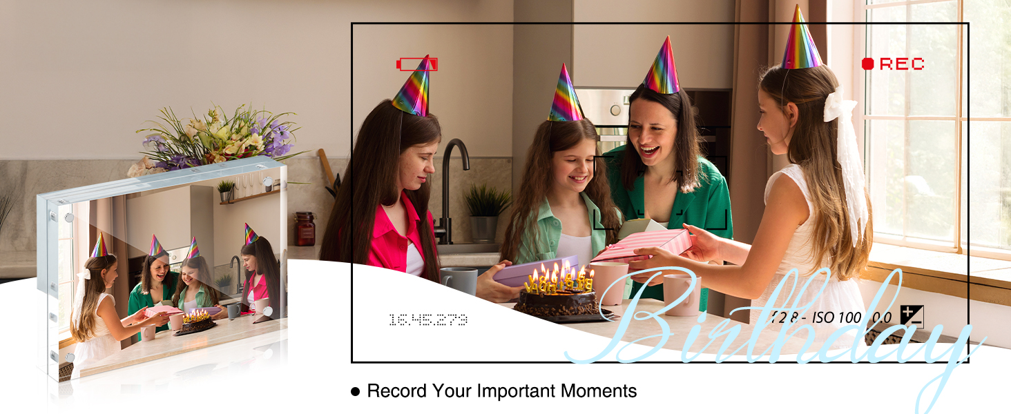 4x6 5x7 8x10 3.5x5 4x4 magnetic picture frame acrylic photo frame clear frameless double sided