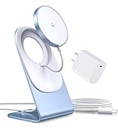 Magnetic Wireless Charger for iPhone 13/12 - Mag Charger + 20W USB C Power Adapter, Convertible F...