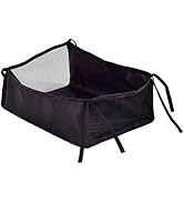 Kisangel Baby Stroller Organizer, Universal Stroller Bottom Mesh Basket Oxford Cloth Hanging Stor...