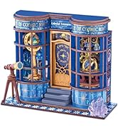 Rolife DIY Miniature House Kit 1:32 Astronomy Shop Diorama Dollhouse Tiny House Model Building Se...