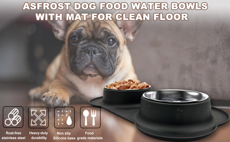 large pet food bowls