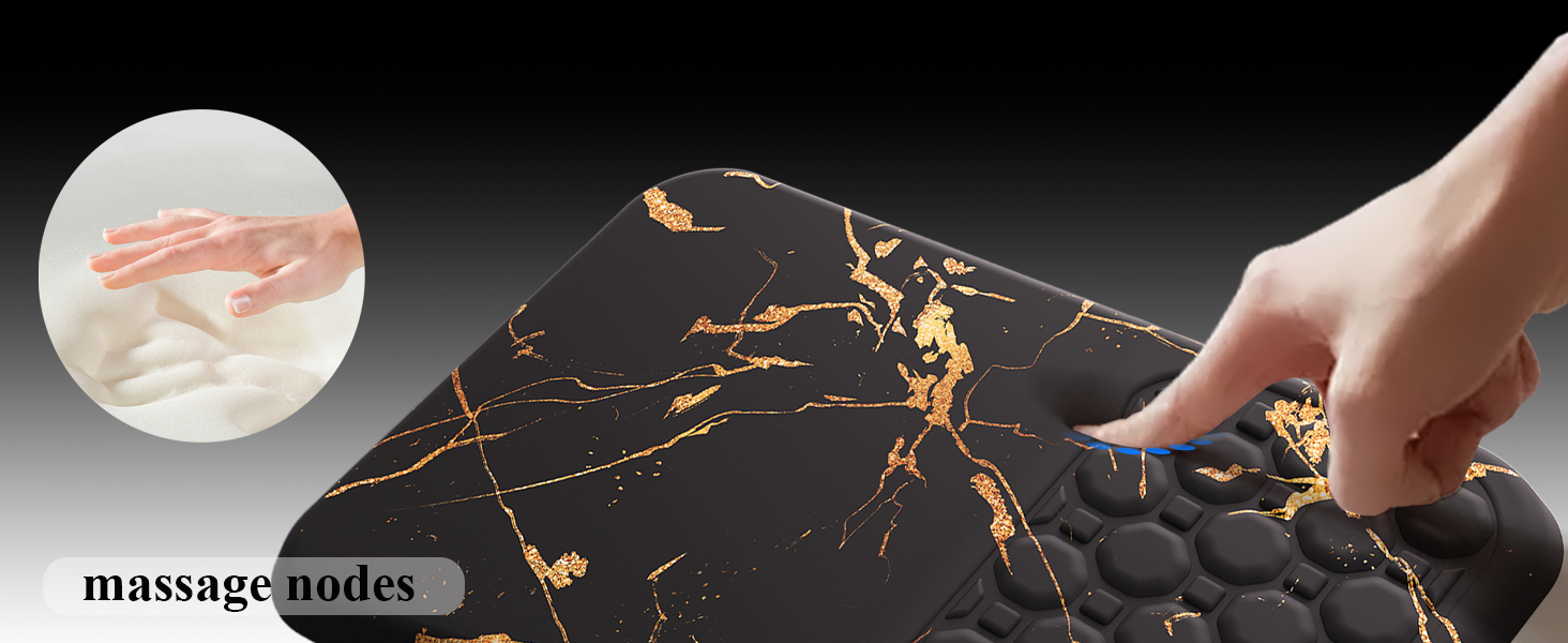 Keyboard wrist rest and mousepad