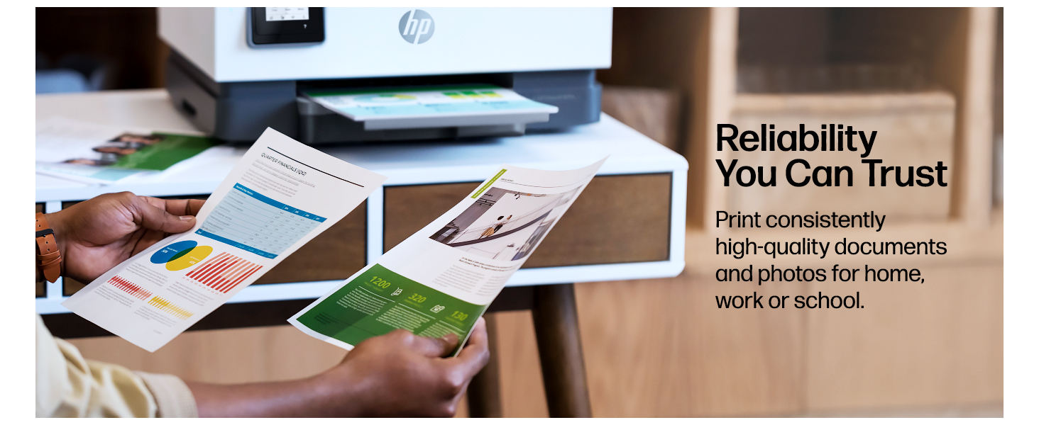original hp ink high-quality prints reliability photos documents 