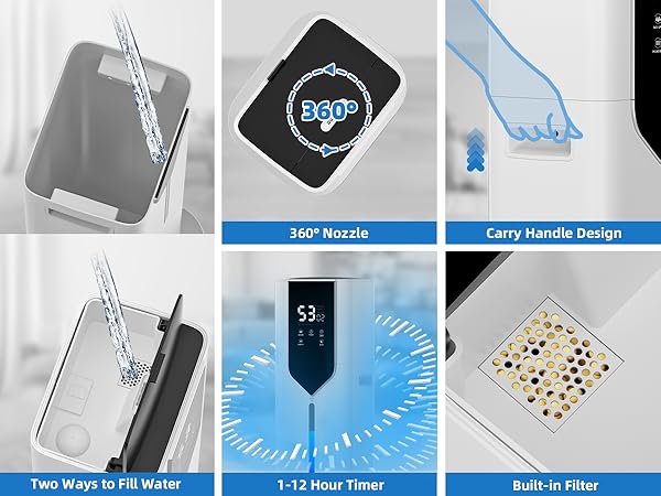 humidifiers for bedroom,humidifiers,smart humidifier,humidifier large room,humidifier