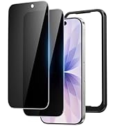 NIMASO for iPhone 17 Screen Protector Privacy 6.3-Inch, 2 Pack 9H Hardness Anti-Spy Tempered Glas...