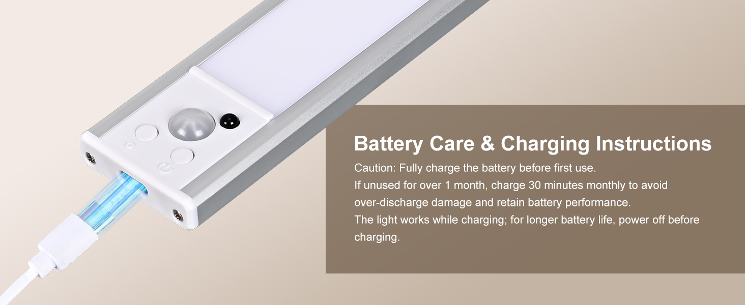 Battery Care &amp; Charging Instructions