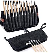 Paint Brush Holder Case for Artists with 22 Slots, Brush Organizer with Pop-Up Stand, Travel Pain...