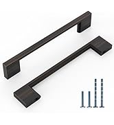 KNOKLOCK 10 Pack 5 Inch(128mm) Kitchen Cabinet Handles Oil Rubbed Bronze Cabinet Pulls Kitchen Ca...