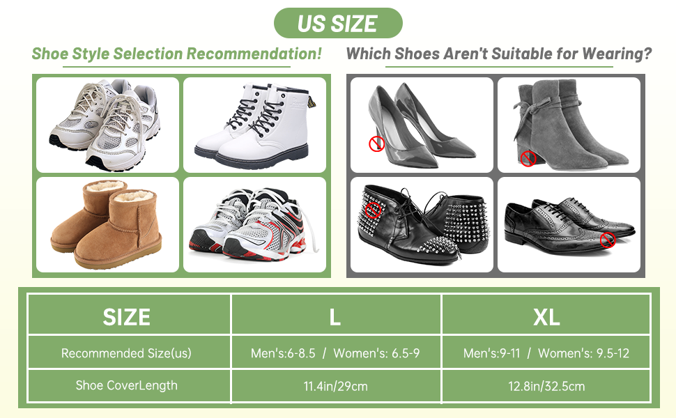 rain shoe covers