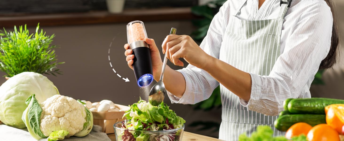 black pepper grinder automatic salt and pepper grinder