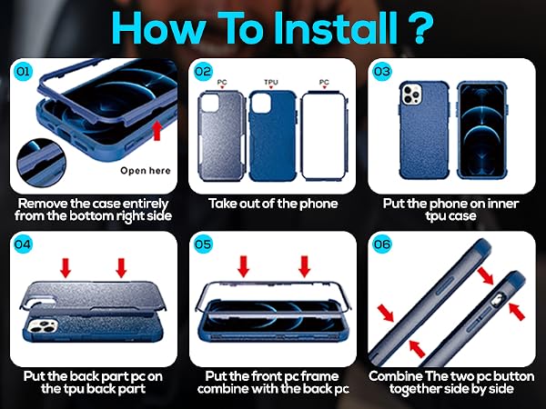 LISEVO Heavy Duty for iPhone Series Case