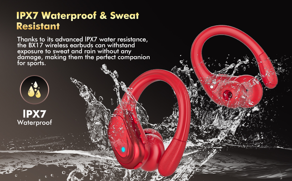 ear buds with IPX7 waterproof