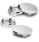 YAWUROU 4 PCS Car Wheel Hub Center Caps, 2.36" OD 2.2" ID Modified Car Rim Cover Replacements, Sn...