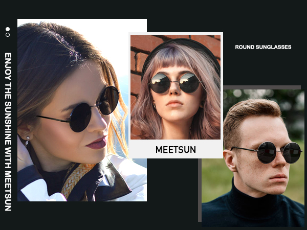 Small Round Polarized Sunglasses