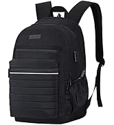 KEOFID Anti-thief travel backpack with USB charging port for men and women, isulated front pocket...