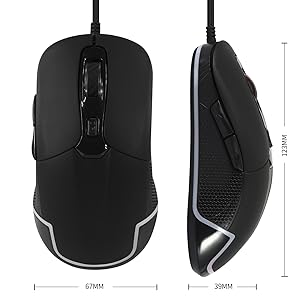  USB Optical Heated Computer Mouse Advanced (Black) 