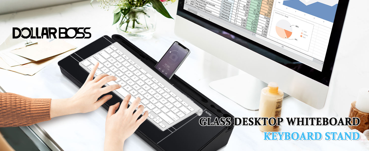 keyboard stand organizer white board