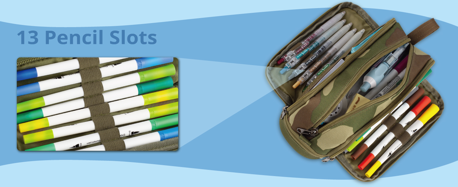 Large Capacity Pencil Case for Boys,Tool Bag for Middle School College Office Organizer for Kids
