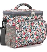 FlowFly Insulated Reusable Lunch Bag Adult Large Lunch Box for Women and Men with Adjustable Shou...