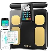 RunStar Scale for Body Weight and Fat Percentage, 8 Electrodes High Precision Digital Scale for B...