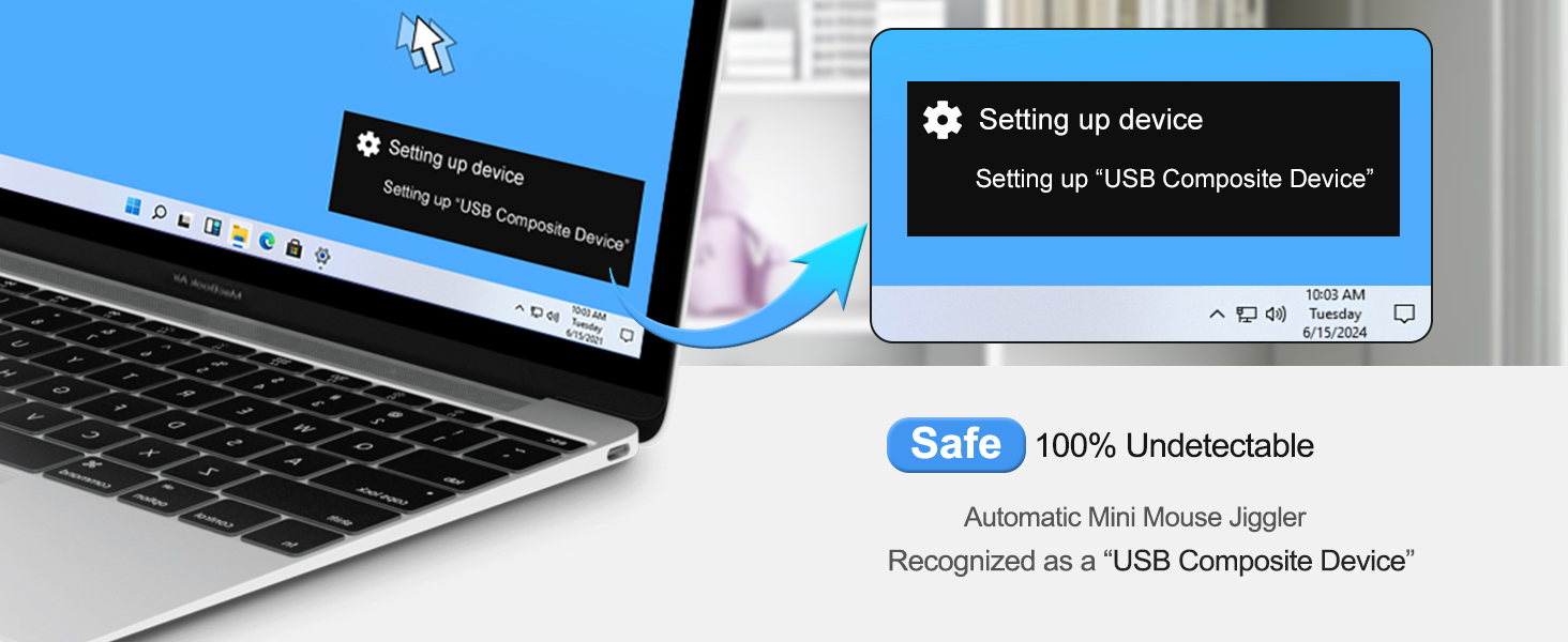 mouse jiggler for laptop undetectable