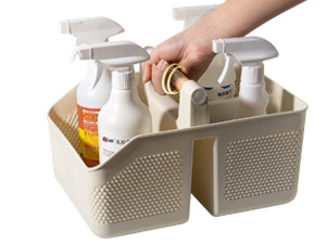 cleaning supply caddy