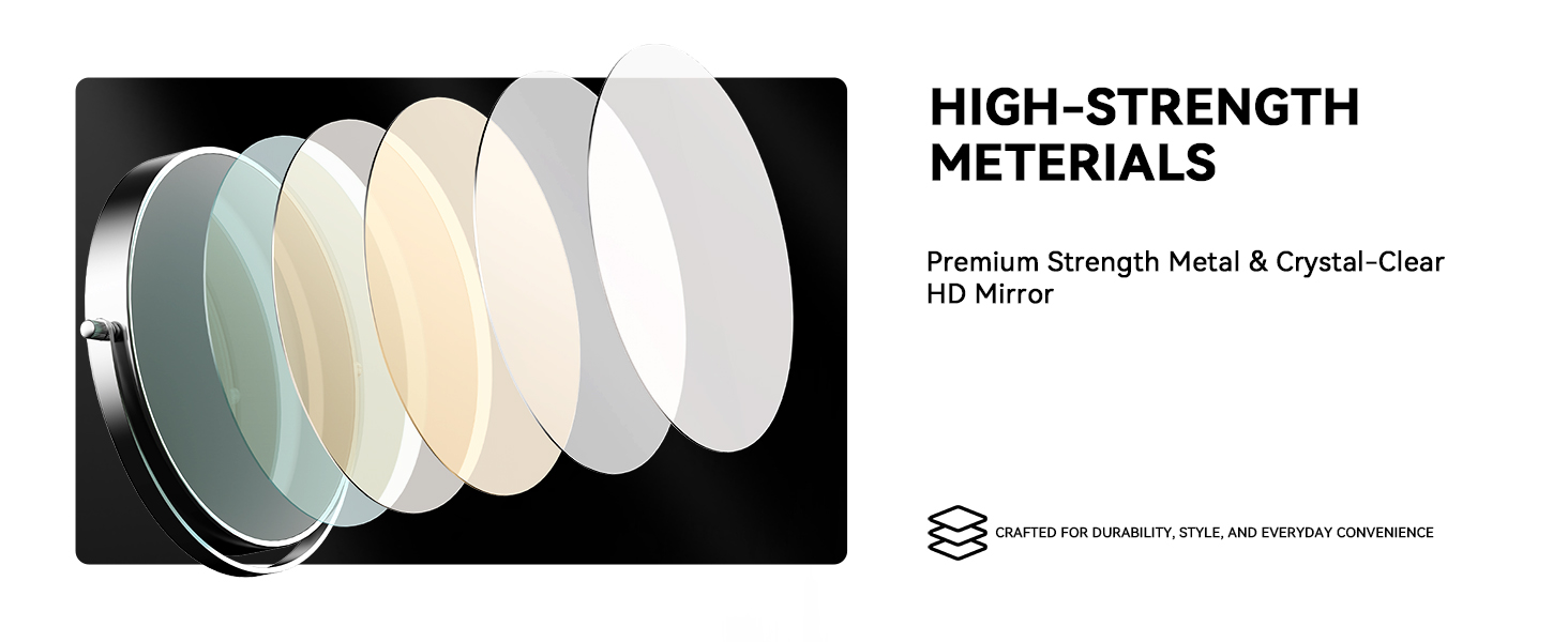 Featuring a crystal-clear HD mirror