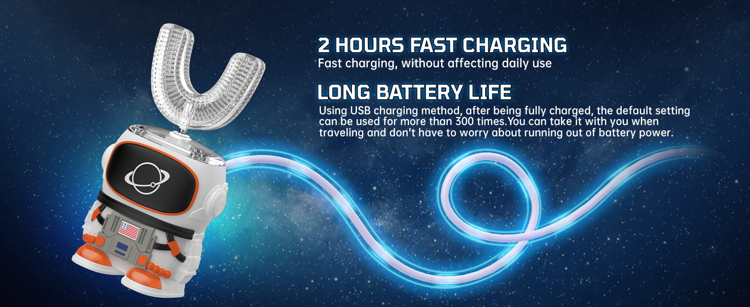Kids Electric Toothbrush with Long Battery Life