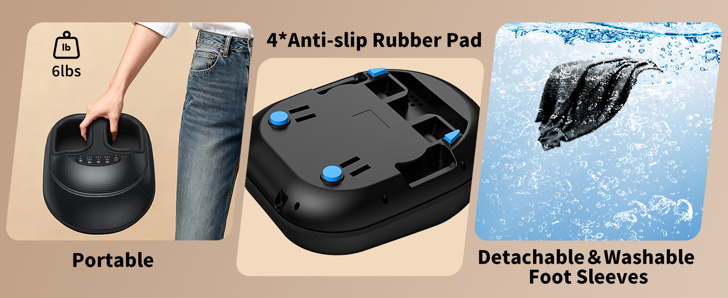 shiatsu foot massager with heat