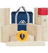 Megwoz Kubb Yard Game Set, Kubb Game Set for Yard/Outdoor/Beach/Lawn, Tossing Game with Carrying ...