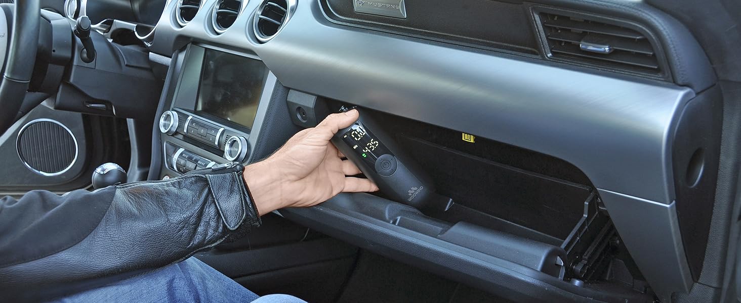 Tire Inflator Portable Air Compressor, Electric Bike Tire Pump