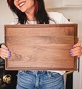 medium walnut wood cutting board