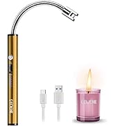 Candle Lighter, Upgraded USB Charging Arc Lighter with 360° Flexible Neck, Suitable Ignite Light ...