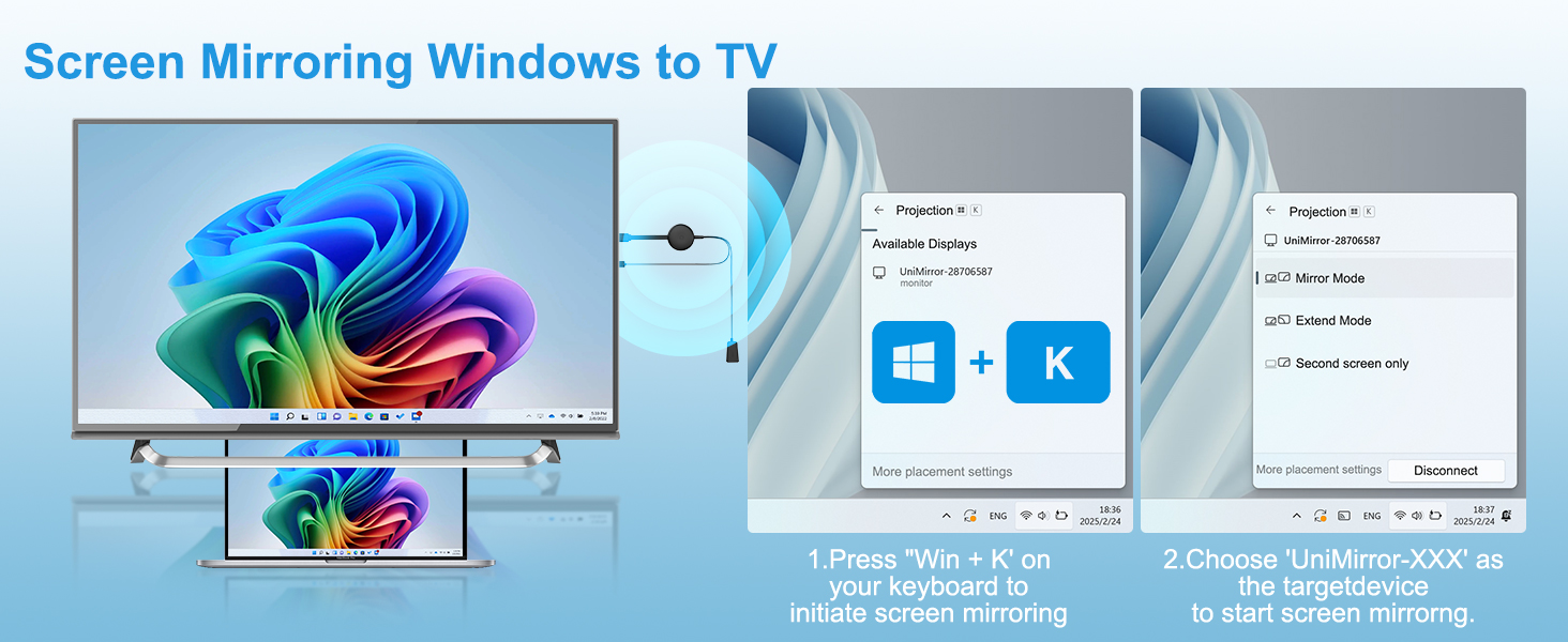 wireless hdmi screen mirroring device