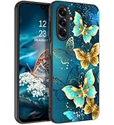 GUAGUA for Samsung Galaxy A17 5G Case Glow in Dark, Samsung A17 Case with Cute Butterfly Pattern ...