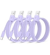 QZIIW Car Carplay Cable for iPhone 15/16 Car Charger Cable,4Pack USB A to USB C for Carplay USB C...