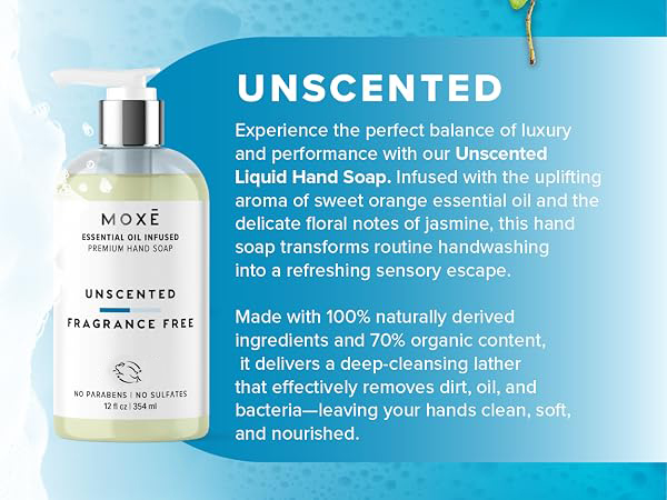 Unscented hand soap
