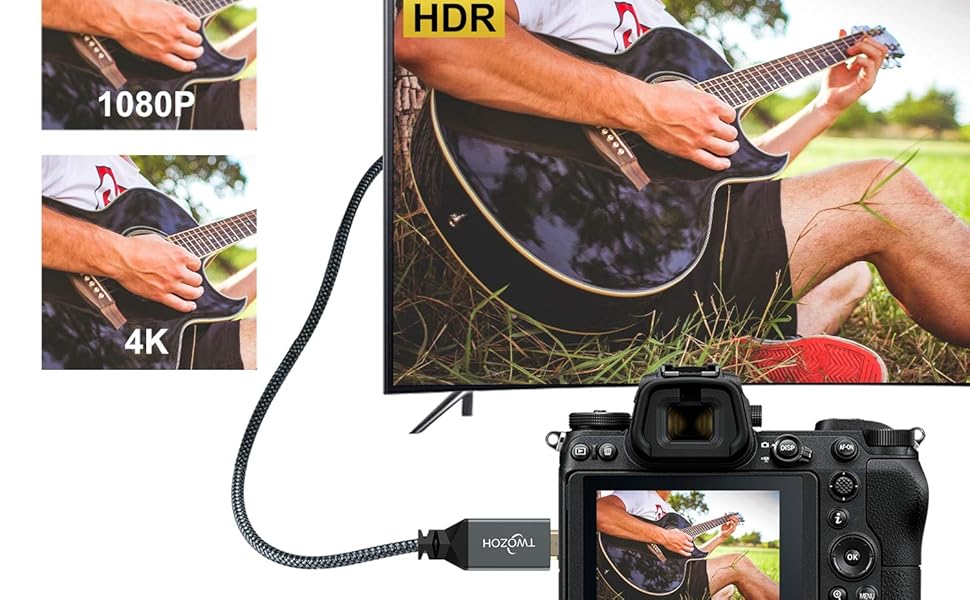 Micro HDMI to HDMI Cable