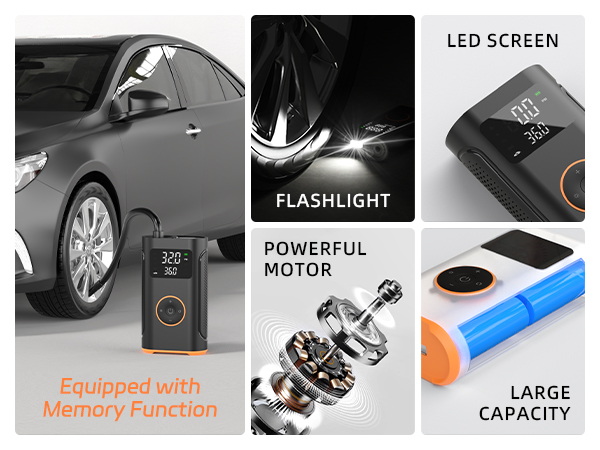 tire inflator portable air compressor