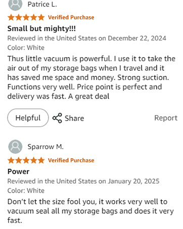 BAMCOO vacuum bag pump