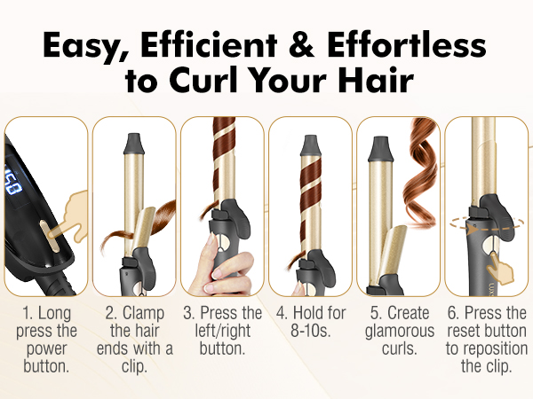 Rotating Curling Iron
