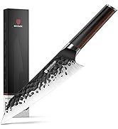 BRODARK Japanese Gyuto Chef Knife Professional 8 Inch Kitchen Knife with Hand Forged 9Cr18MoV Hig...