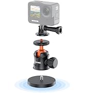 UURIG Magnet Camera Mount for GoPr0,Magnetic Mount Base Stand with 1/4"-20 Thread Camera Mount wi...