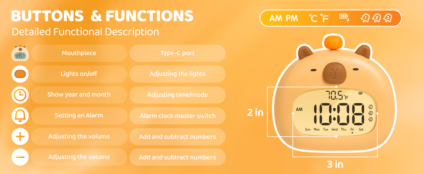 capybara alarm clock