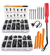 GOOACC 480PCS Bumper Retainer Clips with Fastener Remover Car Plastic Rivets Fasteners Push Retai...
