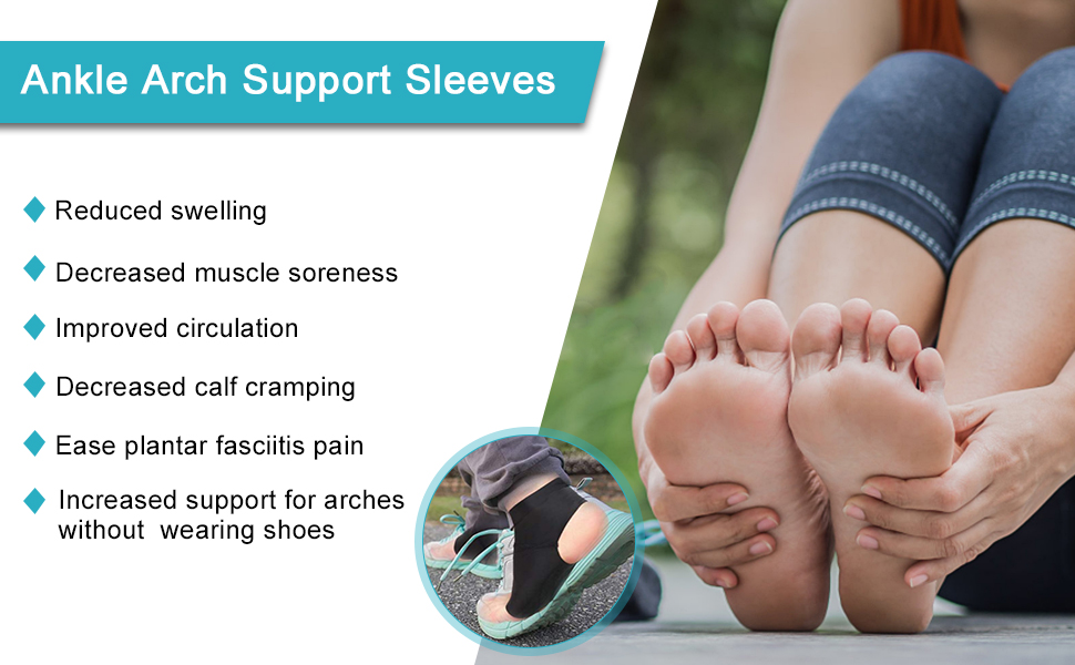 Arch Ankle Support Sleeves for Flat Feet