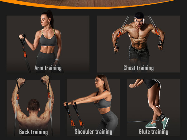 Exercise Bands with Handles