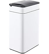 Kitchen Trash Can - ELPHECO - 60 Liter / 16 Gallon Automatic Trash Can with Butterfly Lid, Brushe...