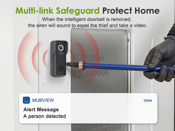 timbre con camara para puerta inalambrico